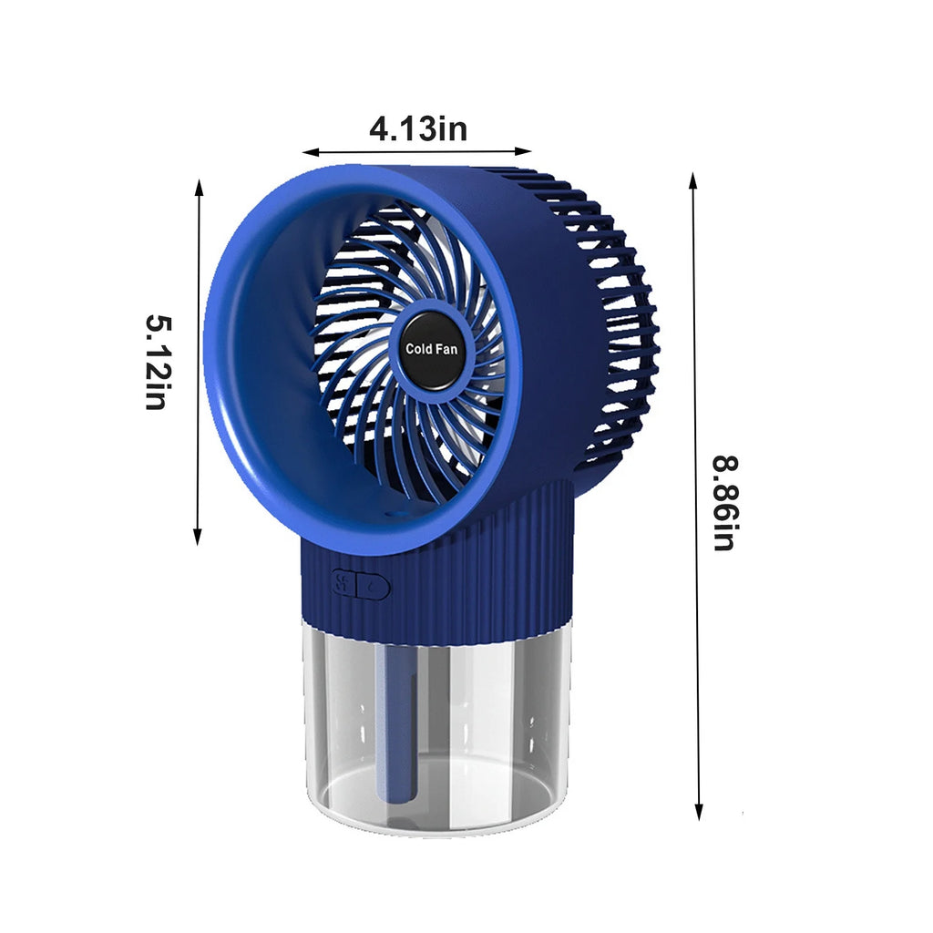 Portable Misting Spray Fan - Handheld Mini Fan with Water Mist for Outdoor Travel